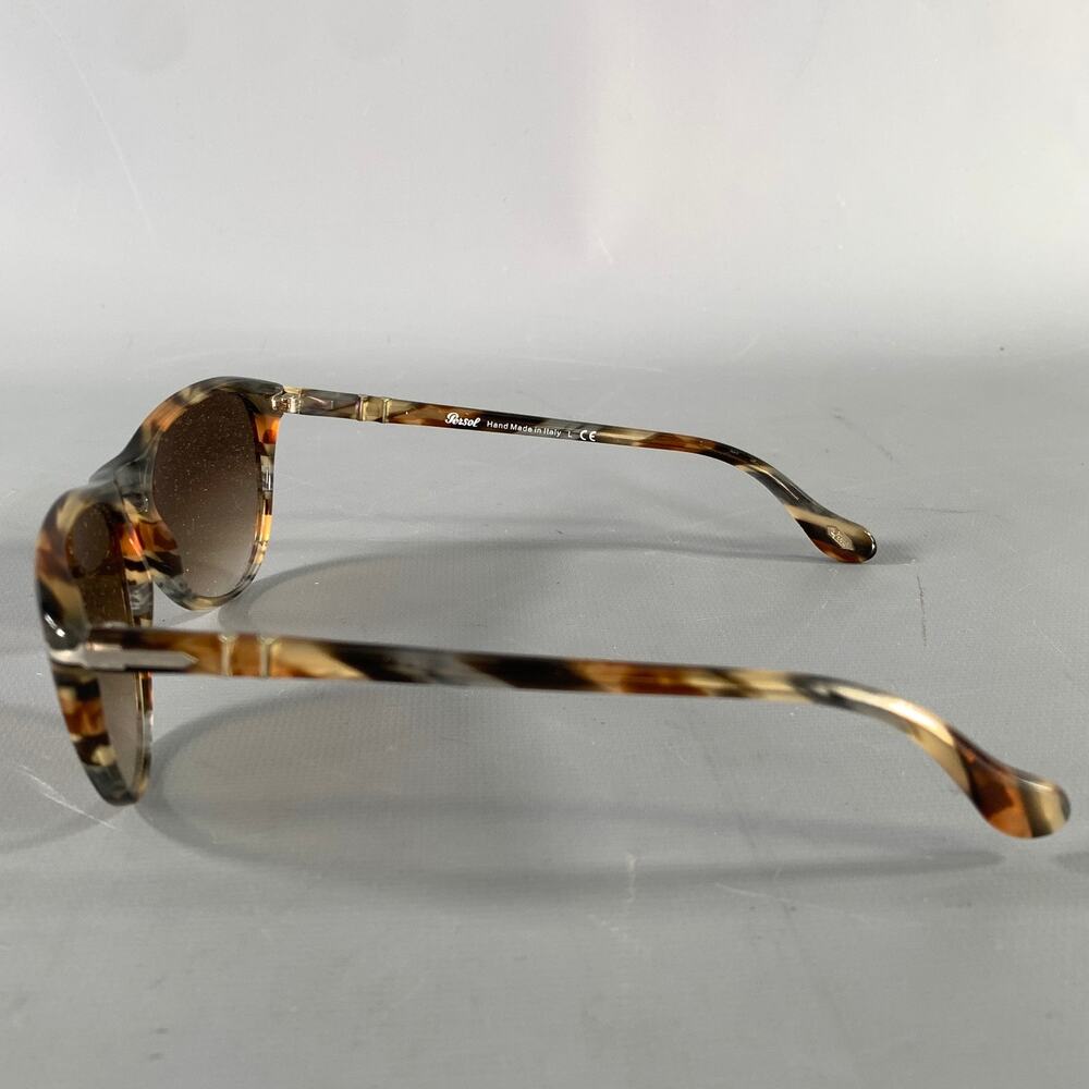 PERSOL Brown PO3038S Acetate Sunglasses - Picture 4 of 7